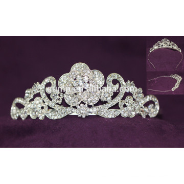 Hot Sale Nouveaux Design Headwear Rhinestone Wedding Tiara Crystal Bridal Crown